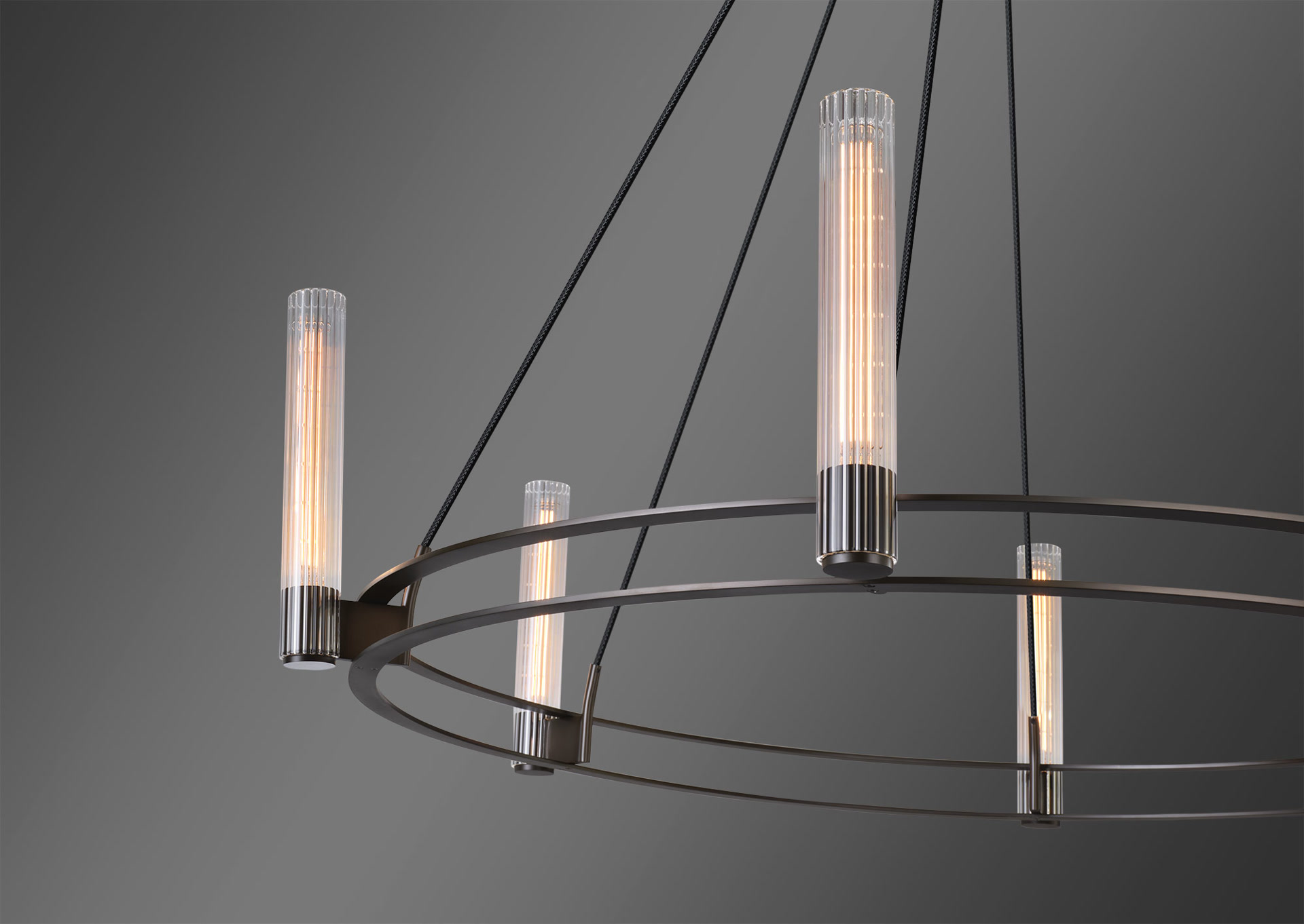 de sousa hughes Jonathan Browning Pastis Round Chandelier detail