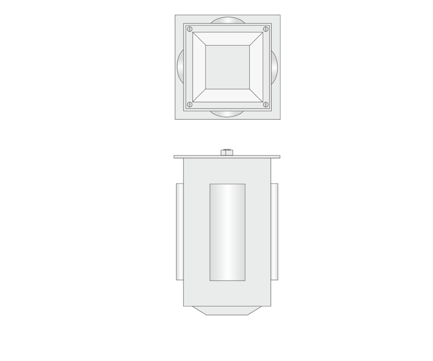 de sousa hughes Jonathan Browning Perigord Flush Mount dimensions