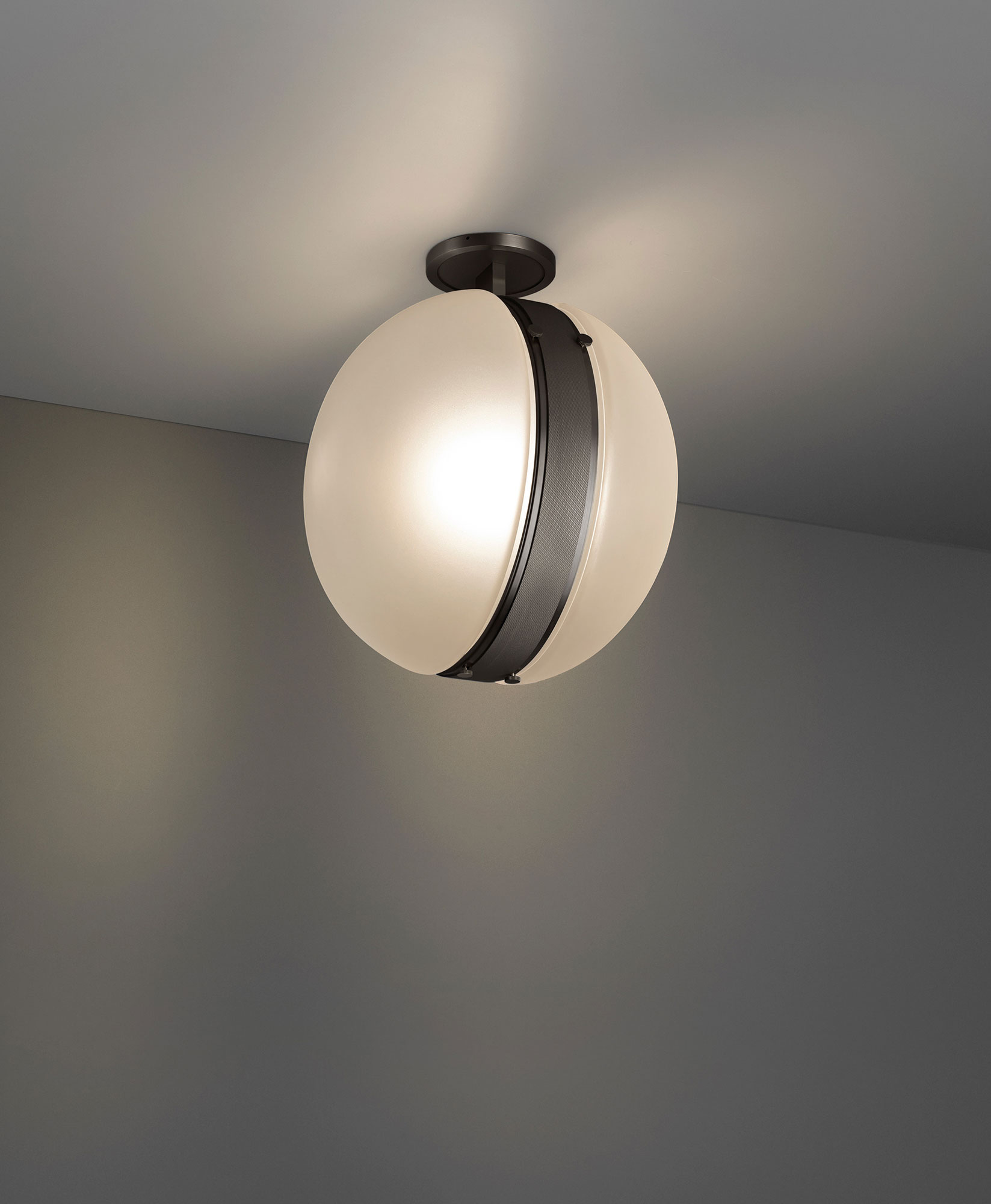 de sousa hughes Jonathan Browning Roquebrun Flush Mount angle