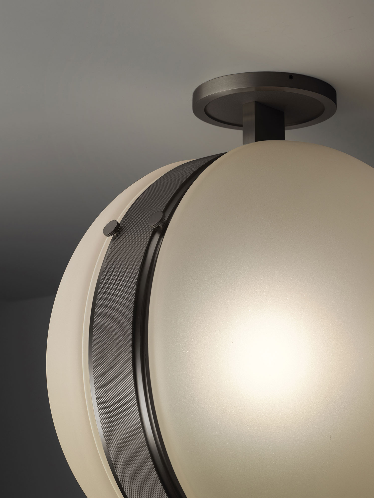 de sousa hughes Jonathan Browning Roquebrun Flush Mount detail