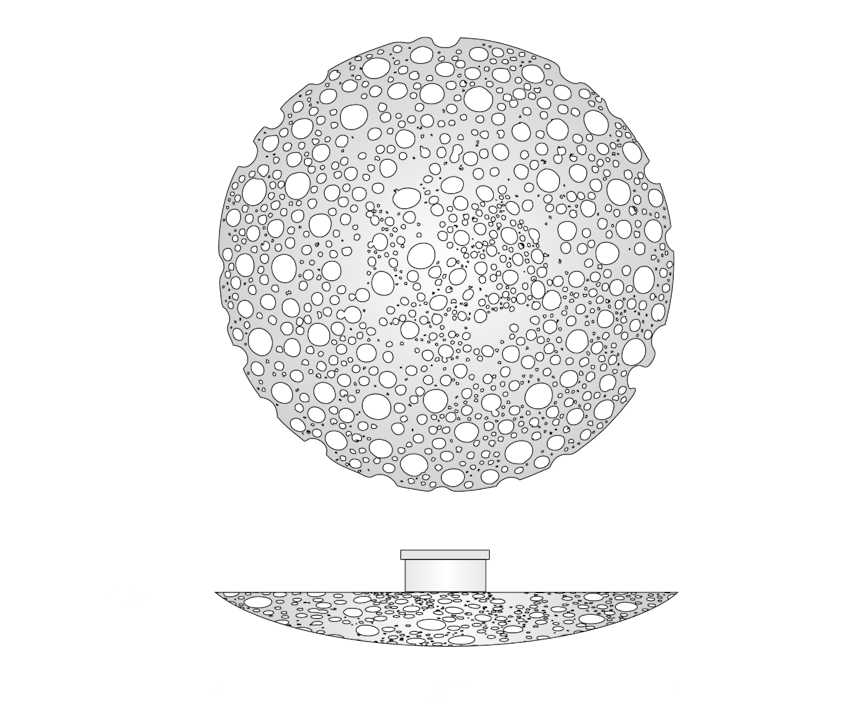 de sousa hughes Jonathan Browning Shield Flush Mount dimensions