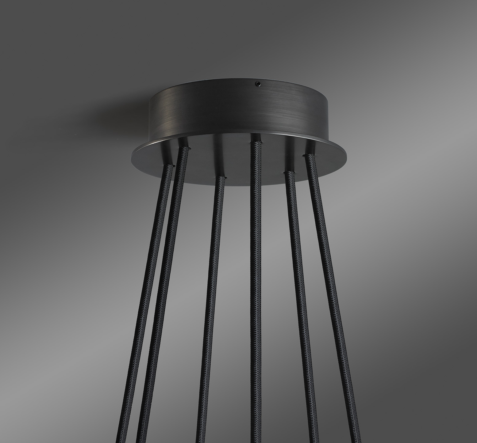 de sousa hughes Jonathan Browning Valette Circular Chandelier mount detail