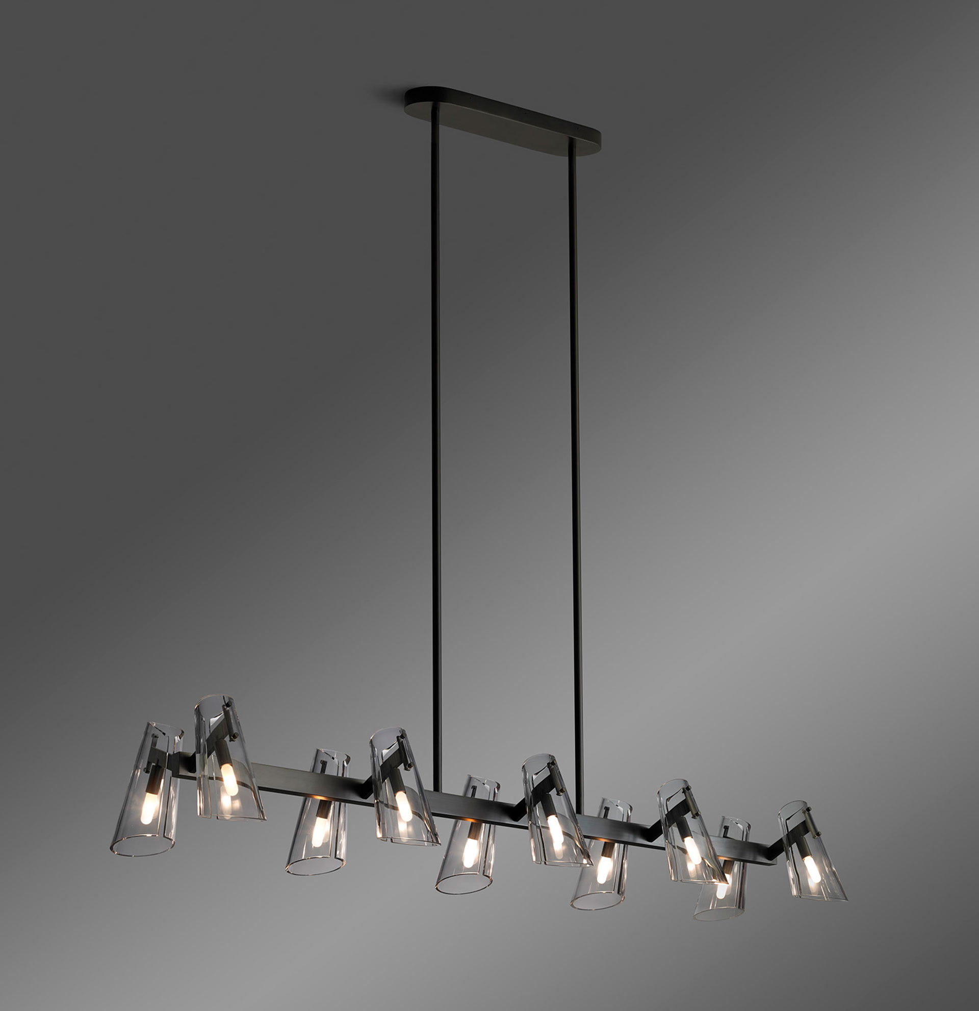 de sousa hughes Jonathan Browning Valette Linear Chandelier