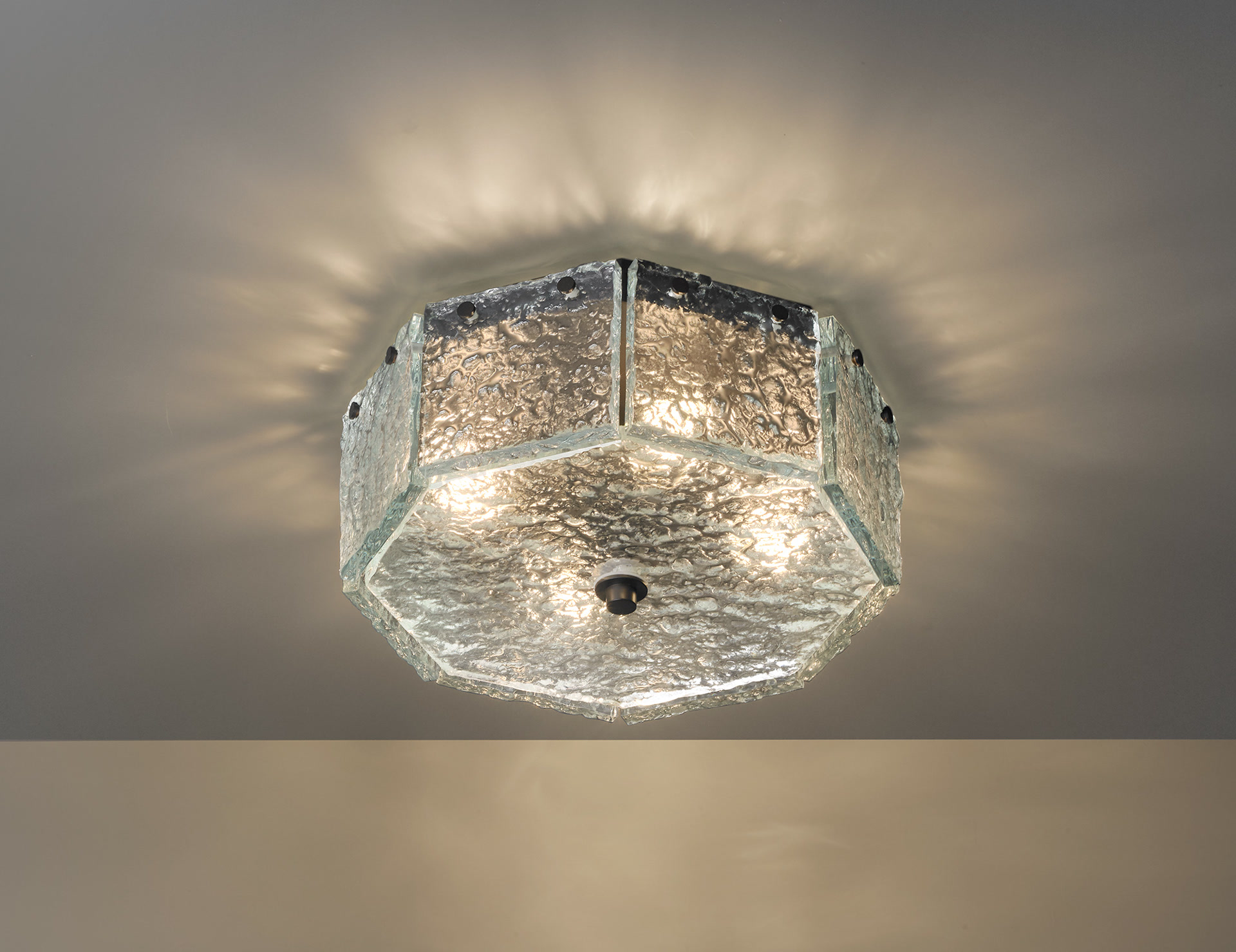 de sousa hughes Jonathan Browning Villiers Flush Mount angle