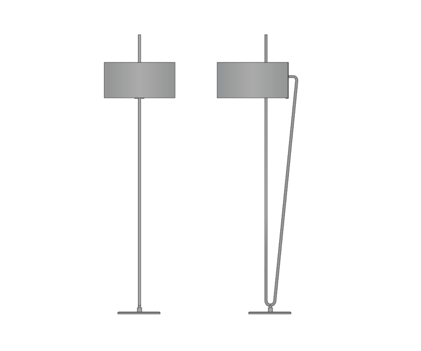 de sousa hughes Jonathan Browning Dessay Floor Lamp dimensions