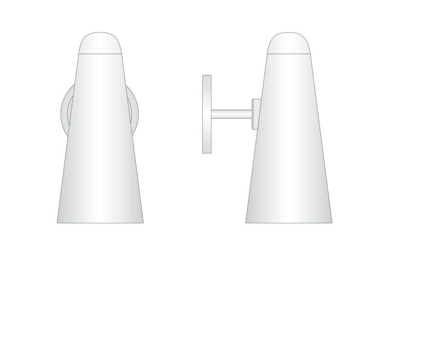 de sousa hughes Jonathan Browning Montalembert Sconce dimensions