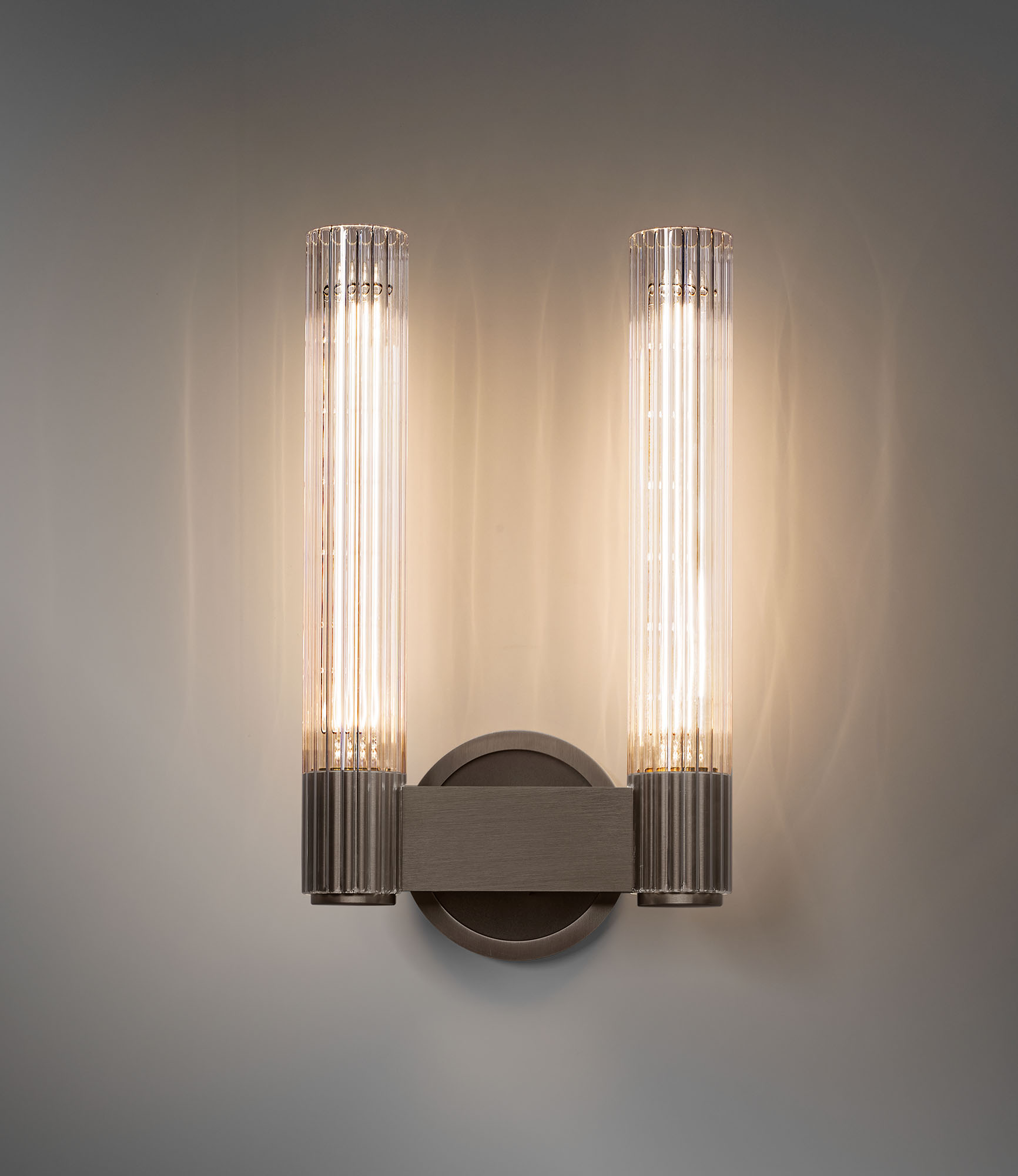 de sousa hughes Jonathan Browning Pastis Double Sconce front