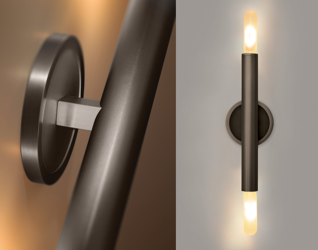 de sousa hughes Jonathan Browning Le Pentagone Sconce detail