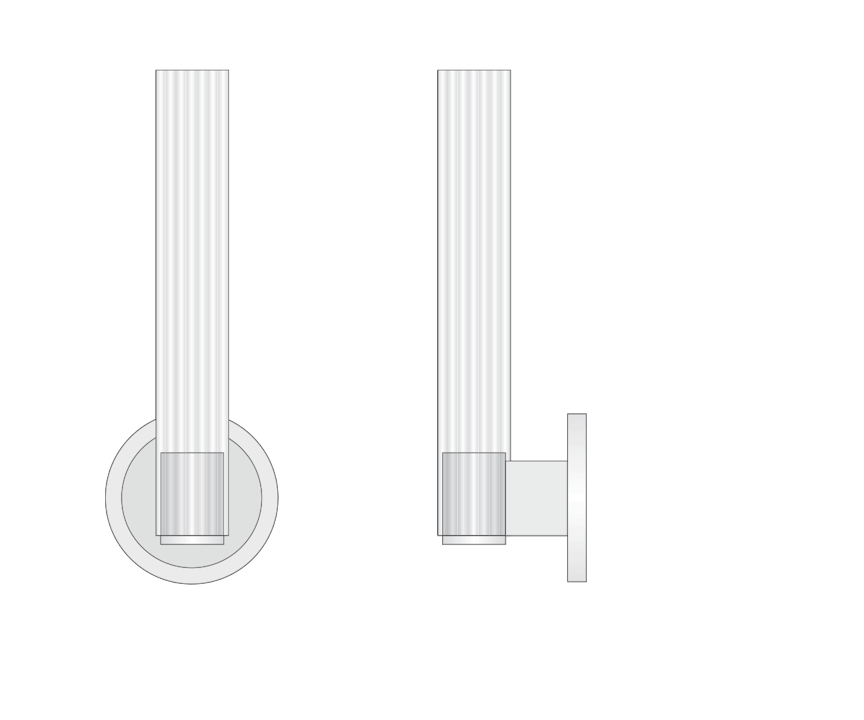 de sousa hughes Jonathan Browning Pastis Outdoor Sconce dimensions