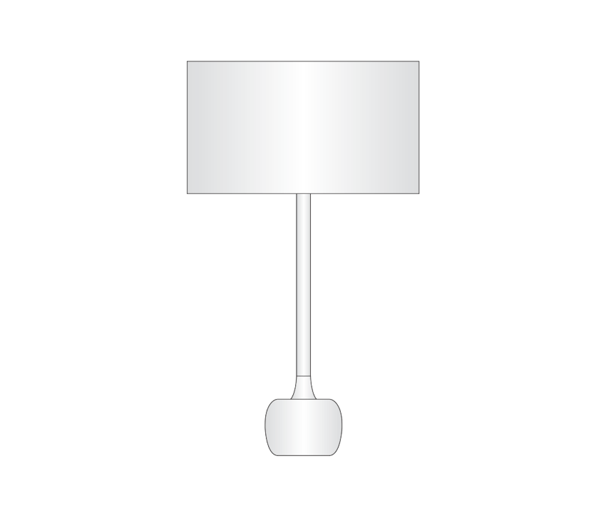 de sousa hughes Jonathan Browning Desmoulins Table Lamp dimensions