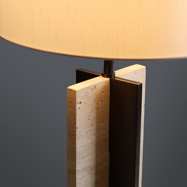 de sousa hughes Jonathan Browning Girardot Table Lamp detail