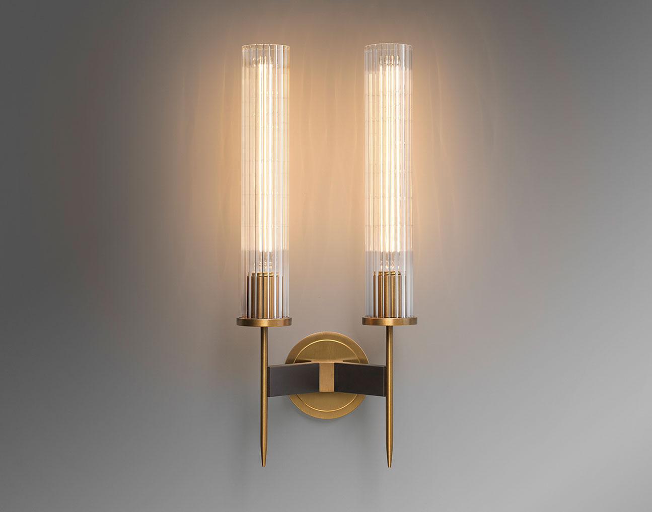 de sousa hughes Jonathan Browning Allouette Double Sconce