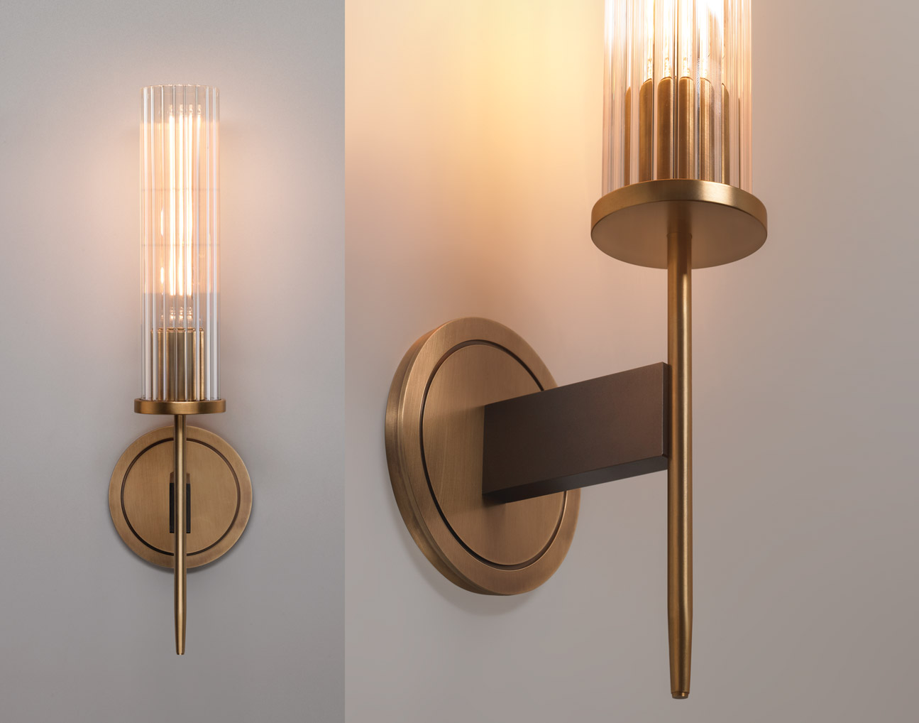 de sousa hughes Jonathan Browning Alouette Sconce details