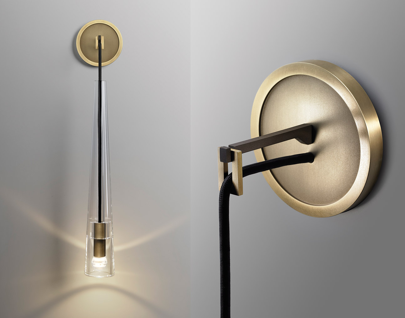 de sousa hughes Jonathan Browning Apollinaire Sconce detail