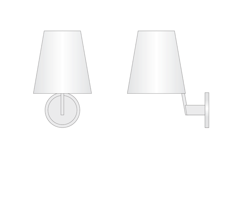 de sousa hughes Jonathan Browning Corniche Sconce dimensions