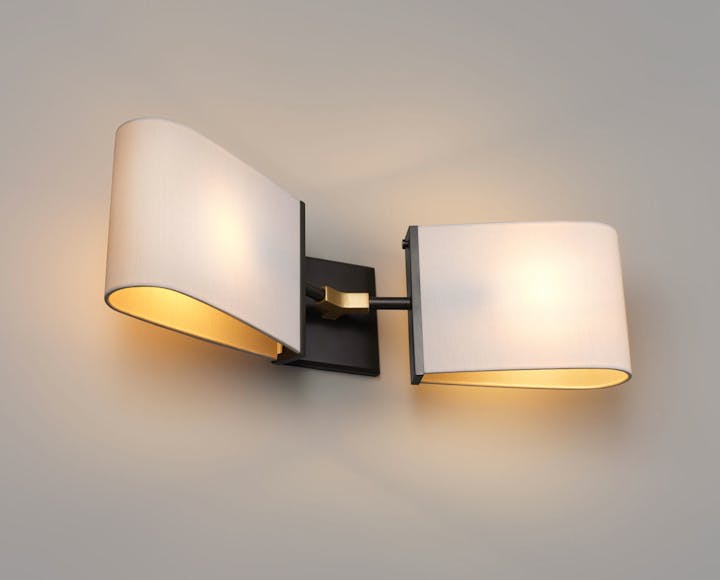 de sousa hughes Jonathan Browning Dessay Double Sconce
