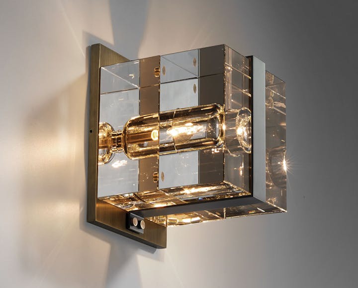 de sousa hughes Jonathan Browning Glacon Square Sconce