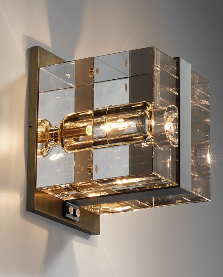 de sousa hughes Jonathan Browning Glacon Square Sconce