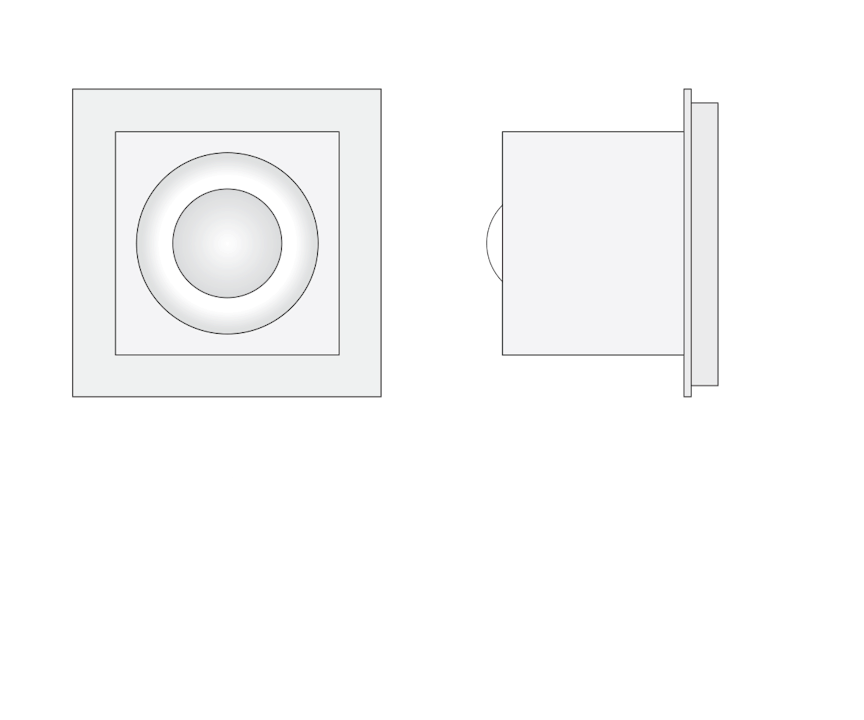 de sousa hughes Jonathan Browning Glacon Square Sconce dimensions