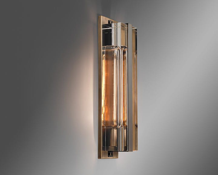 de sousa hughes Jonathan Browning Glacon Tall Sconce