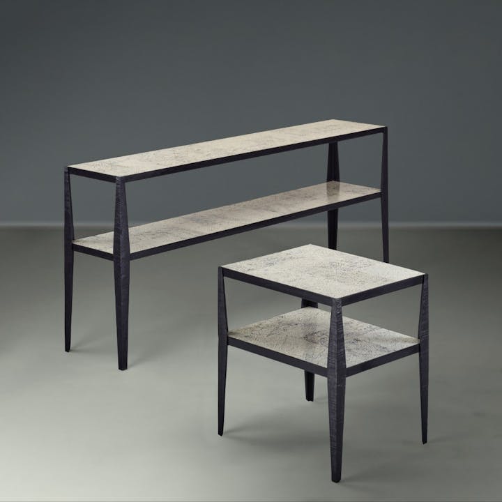 de sousa hughes alexander lamont lattice console lattice side table