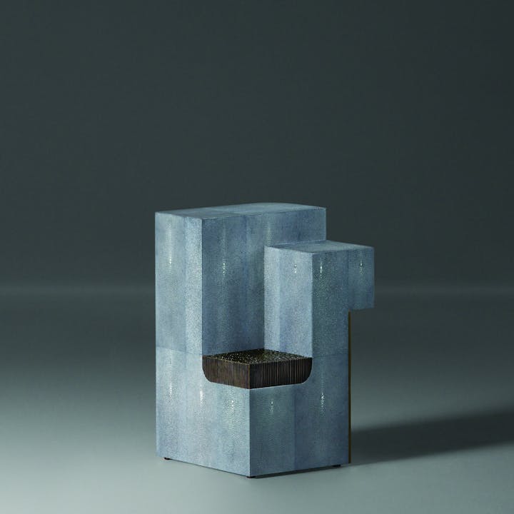 de sousa hughes alexander lamont Malabar Spot Table Charcoal Grey