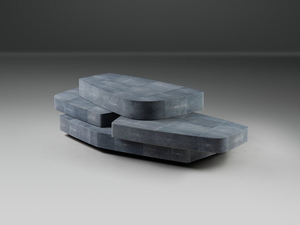 de sousa hughes alexander lamont Malham Cocktail Table Egyptian Blue top angle 5