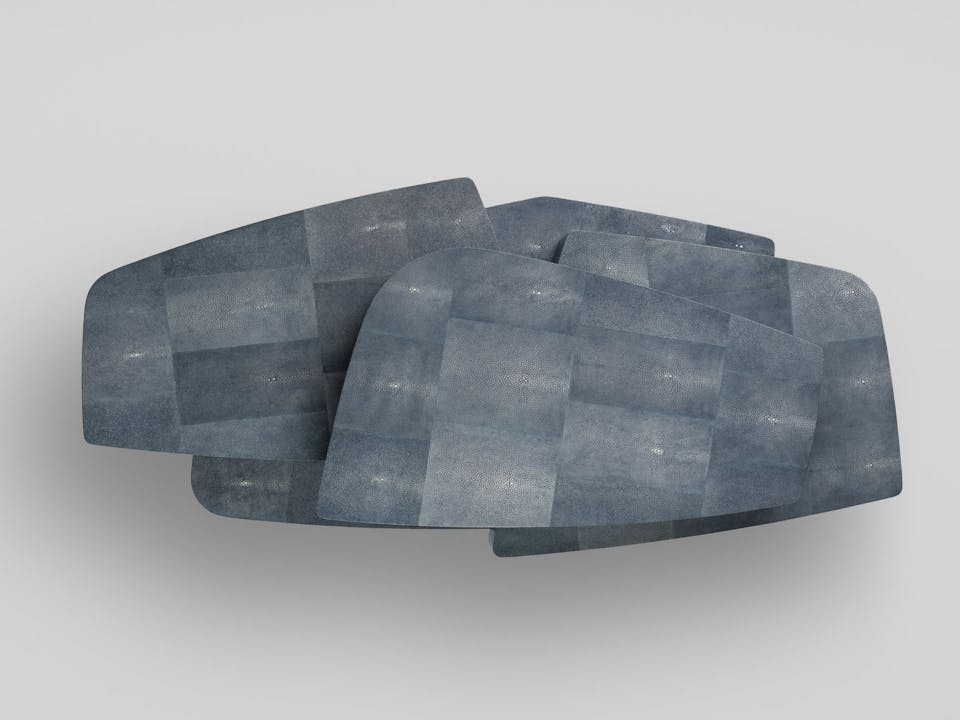 de sousa hughes alexander lamont Malham Cocktail Table Egyptian Blue top angle