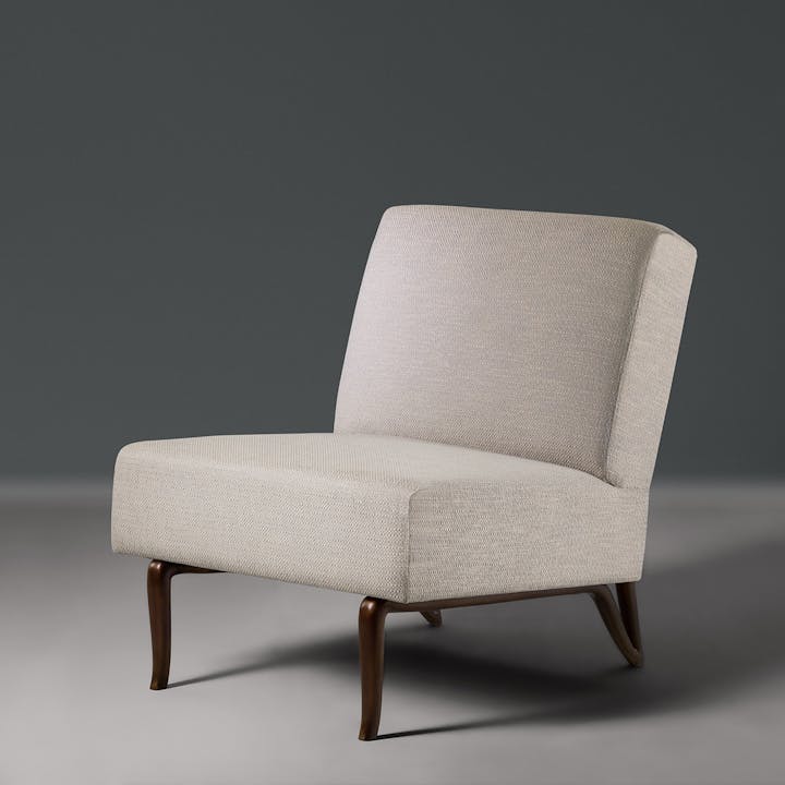 de sousa hughes alexander lamont mirador slipper chair light