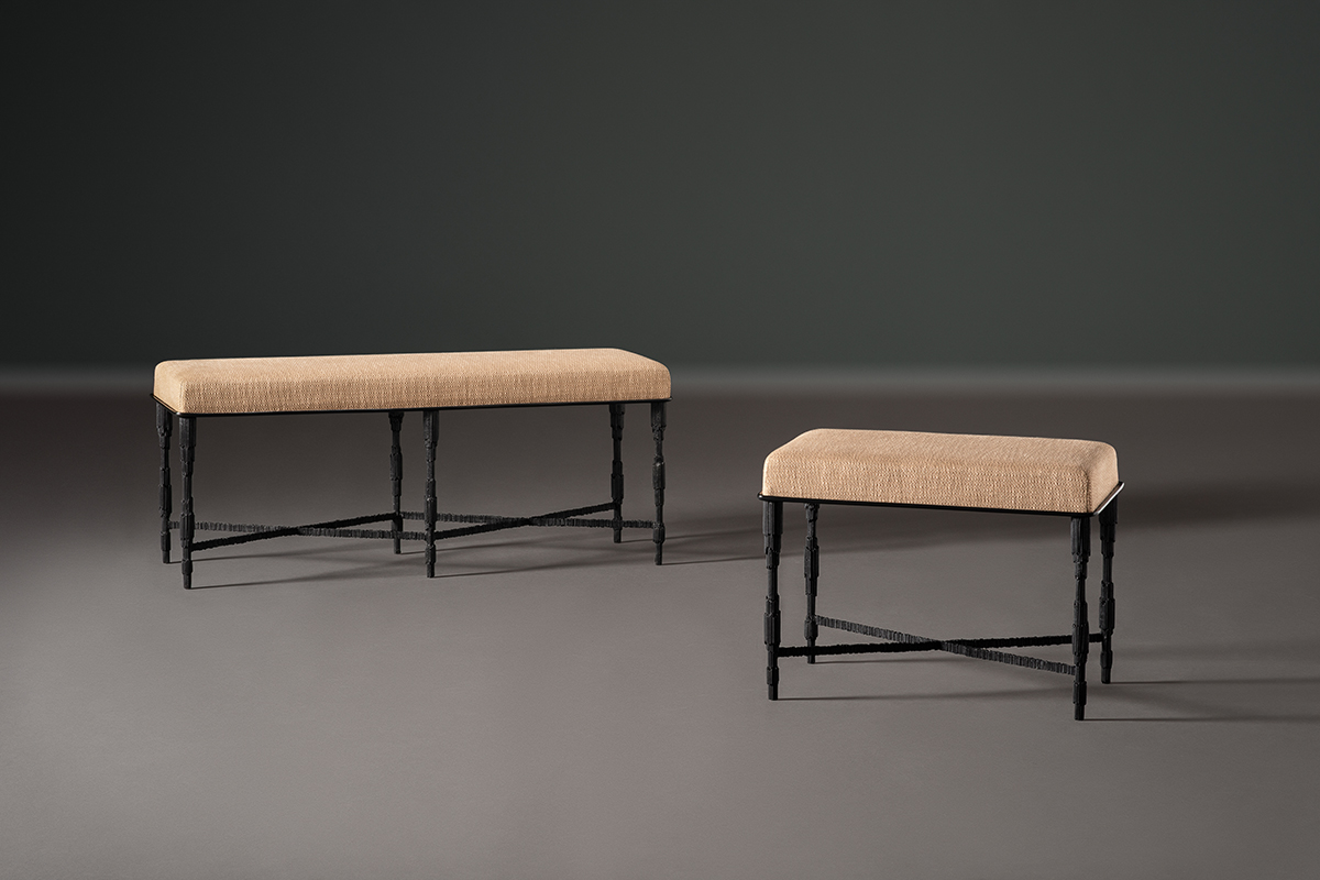 de sousa hughes alexander lamont rye benches bronze patina