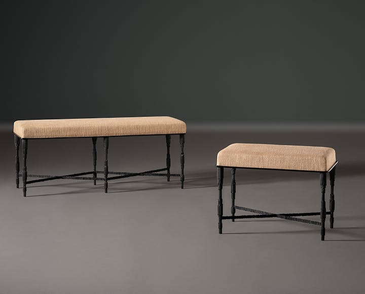 de sousa hughes alexander lamont rye benches bronze patina