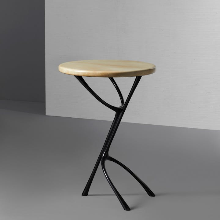 de sousa hughes alexander lamont wishbone side table natural parchment