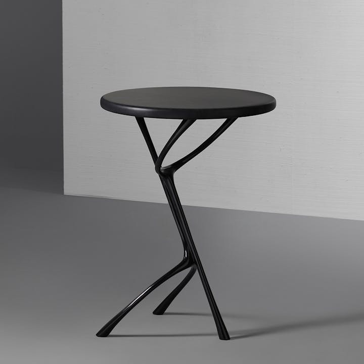 de sousa hughes alexander lamont wishbone side table pepper grey parchment
