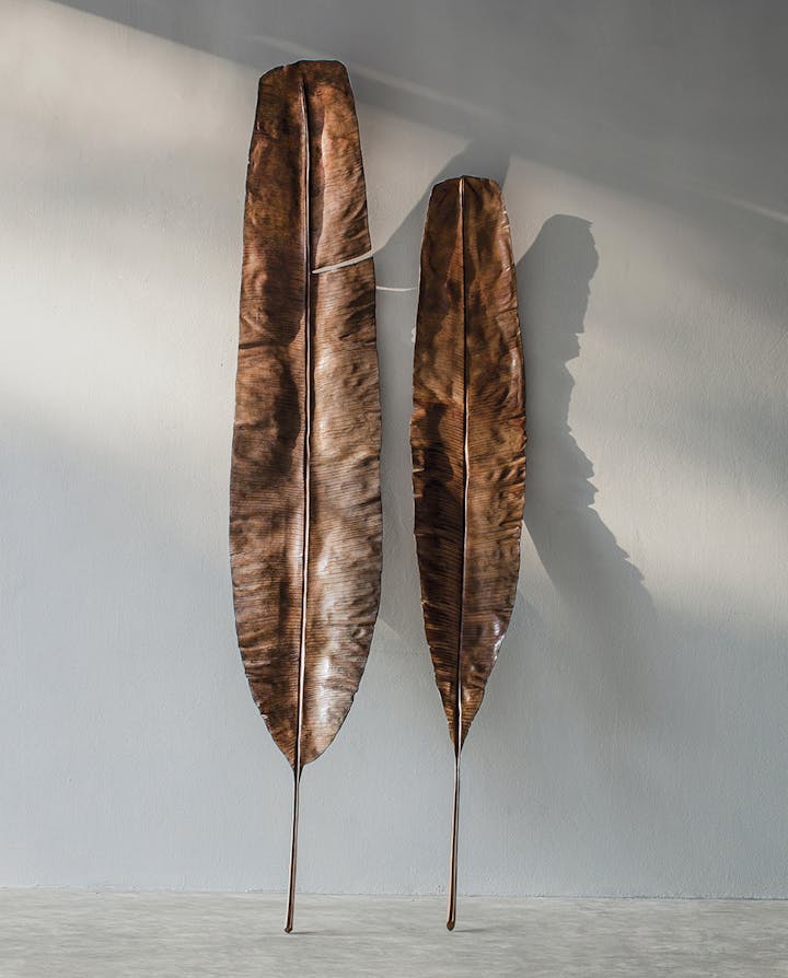 de sousa hughes alexander lamont bronze giant leaves