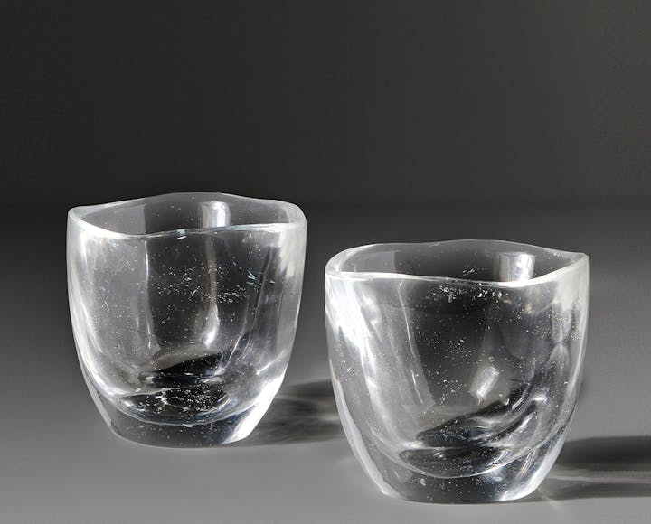 de sousa hughes alexander lamont verglas rock crystal tumblers