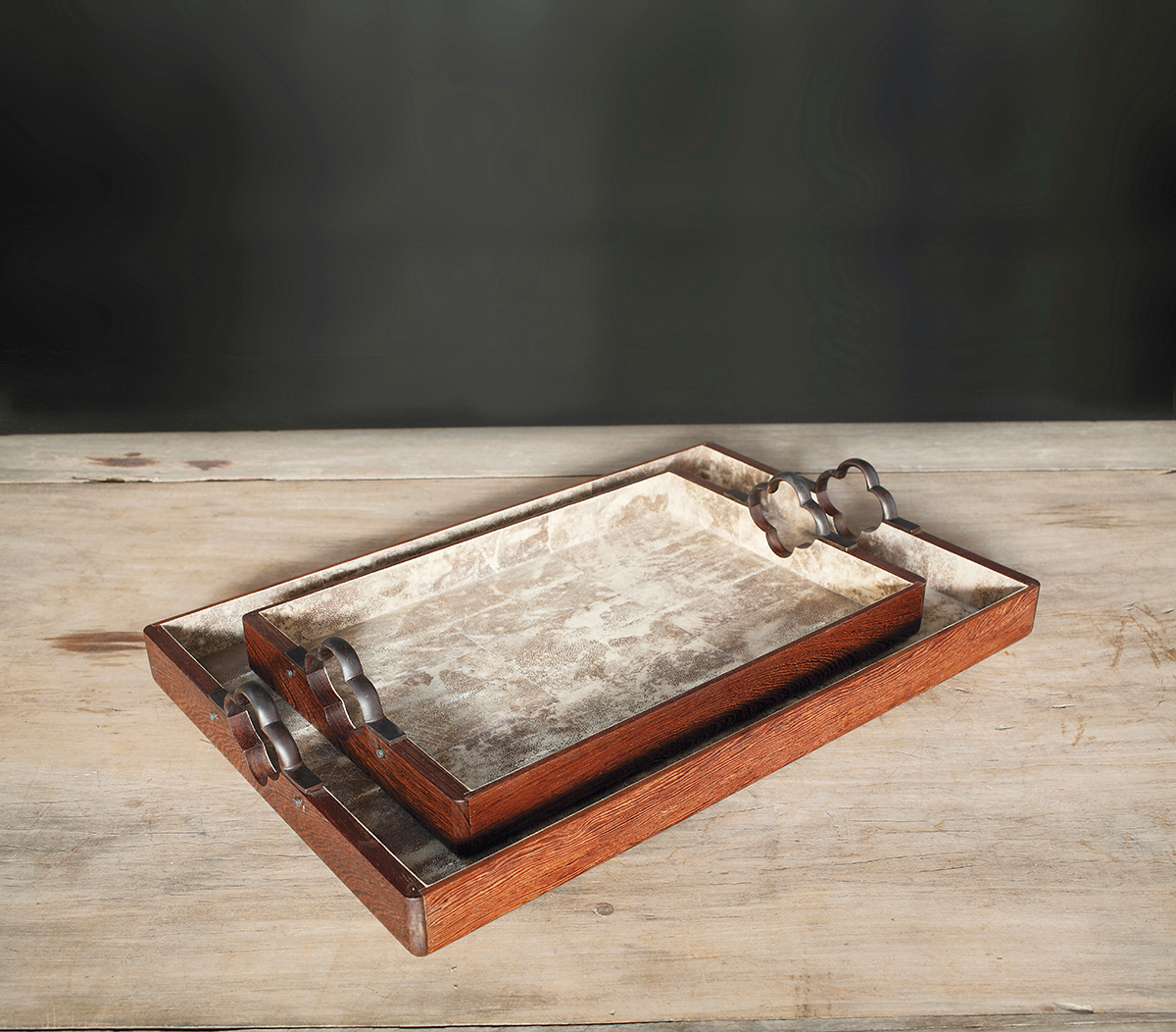 de sousa hughes alexander lamont quotrefoil trays