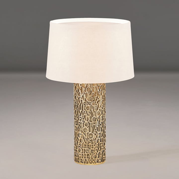 de sousa hughes alexander lamont castries table lamp polished brass