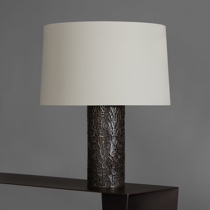 de sousa hughes alexander lamont castries table lamp bronze patina