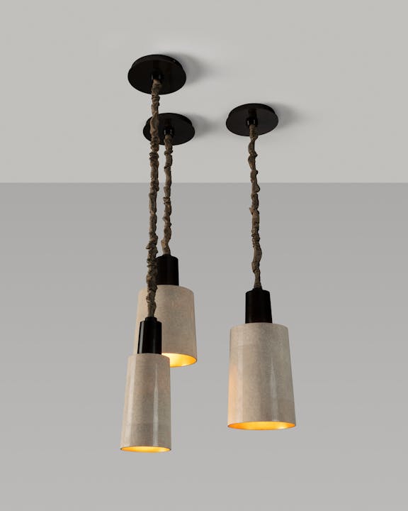 de sousa hughes alexander lamont Chime Pendant Lamp Natural Speckle 06 6