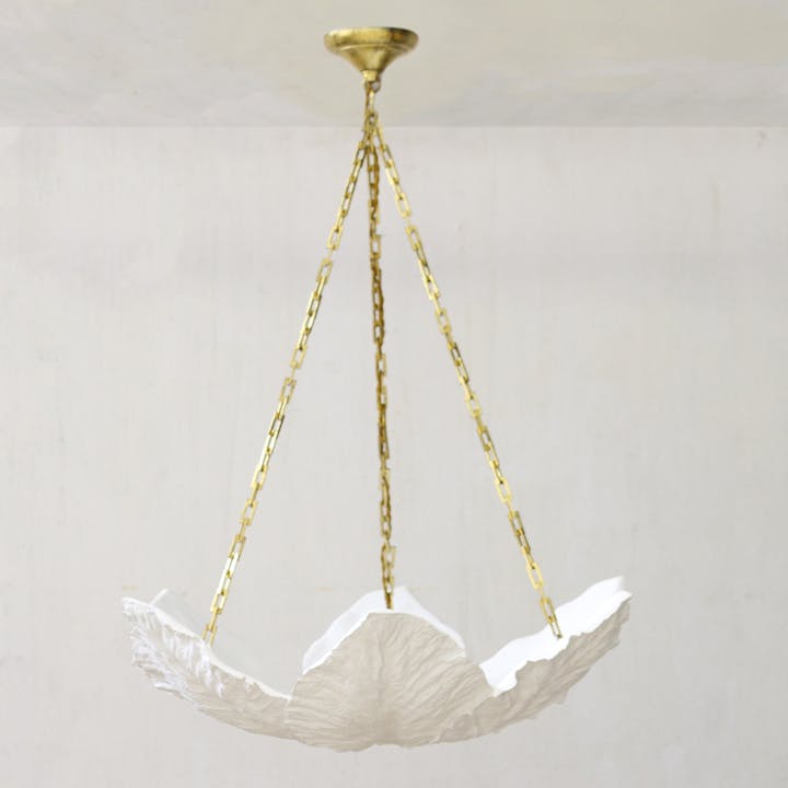 de sousa hughes alexander lamont folly gesso ceiling light unpolished brass