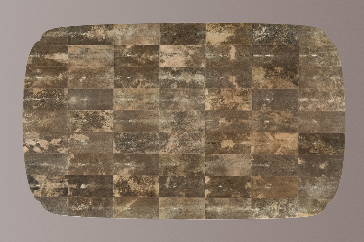 de sousa hughes alexander lamont fougere dining table shagreen top