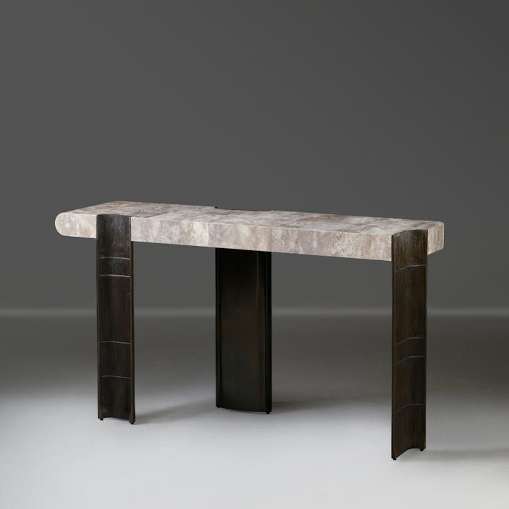 de sousa hughes alexander lamont corteza console table natural distress