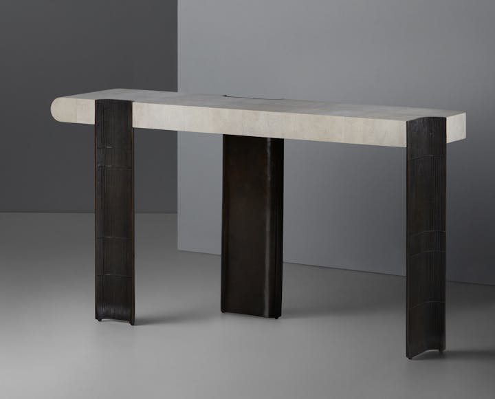 de sousa hughes alexander lamont corteza console table natural speckle