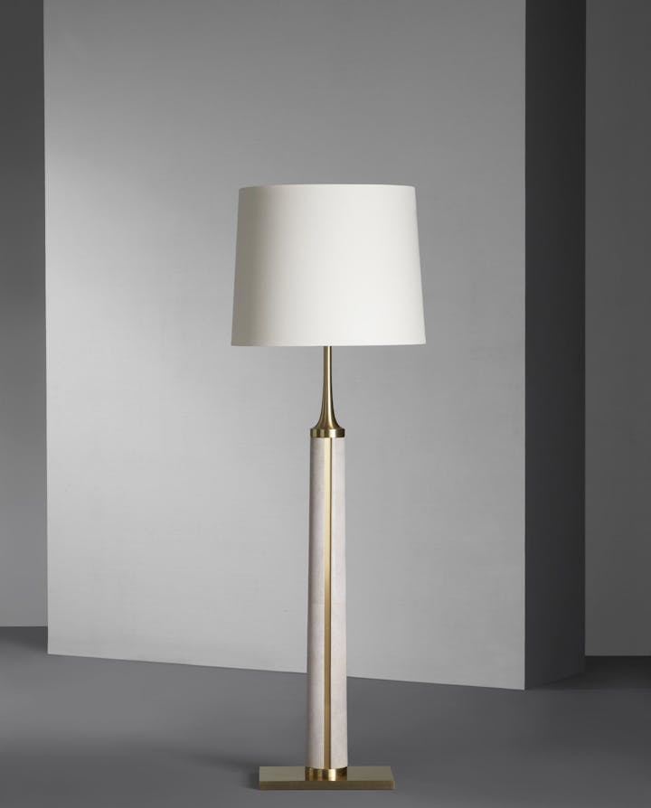 de sousa hughes alexander lamont Demi Monde Floor Lamp Natural Speckle Shagreen 01