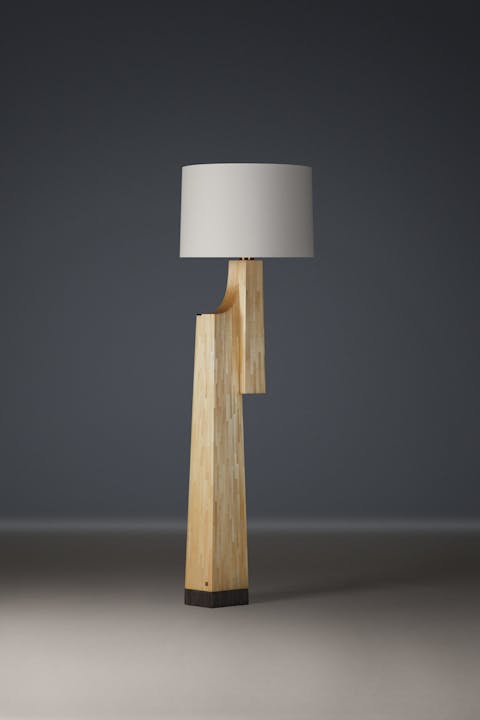 de sousa hughes alexander lamont Drift Floor Lamp Beechwood detail