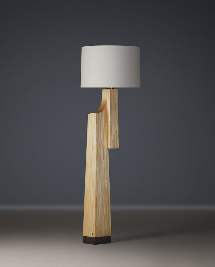 de sousa hughes alexander lamont Drift Floor Lamp Beechwood detail