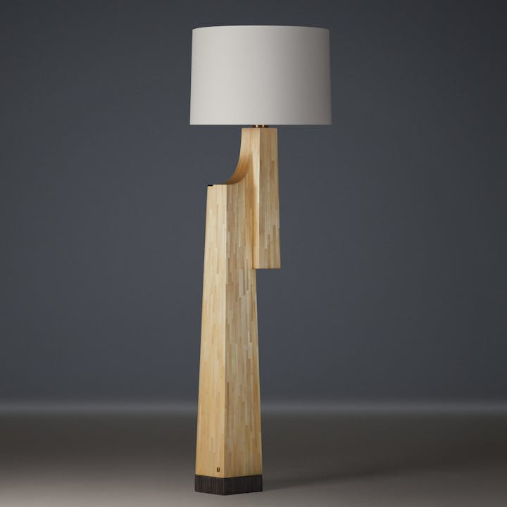de sousa hughes alexander lamont Drift Floor Lamp Beechwood detail