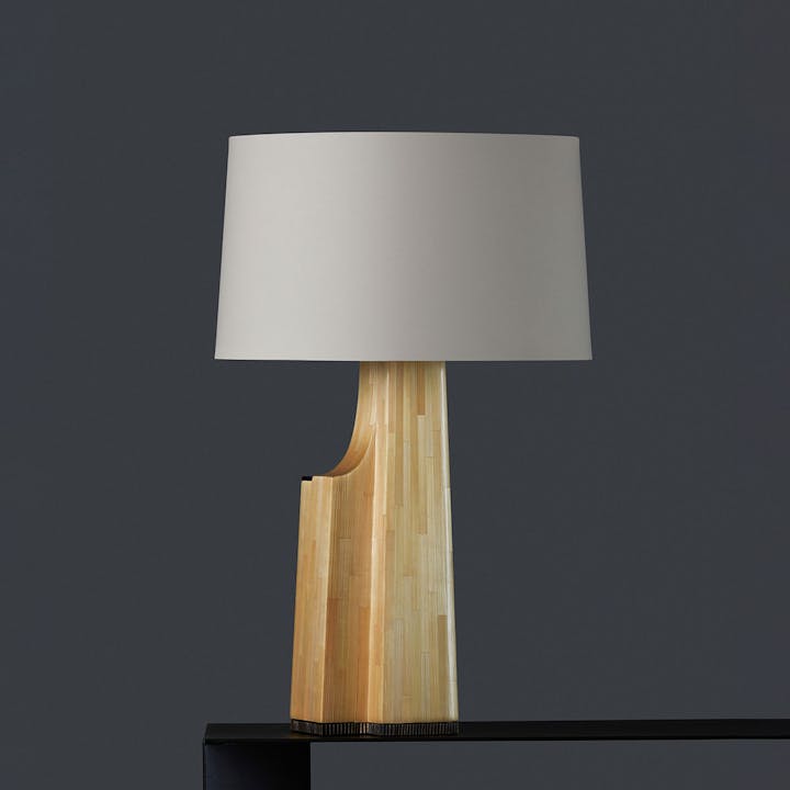 de sousa hughes alexander lamont drift table lamp beechwood