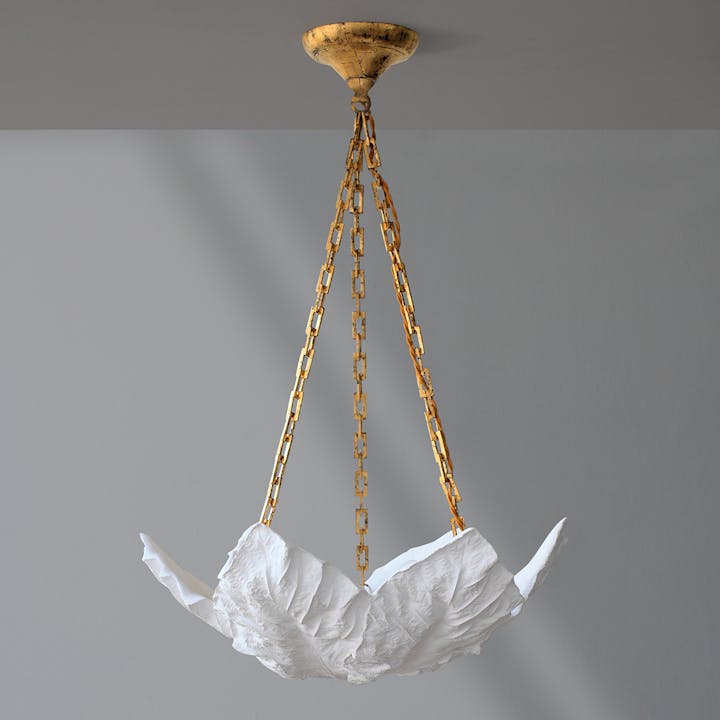 de sousa hughes alexander lamont folly gesso ceiling light antique gold brass