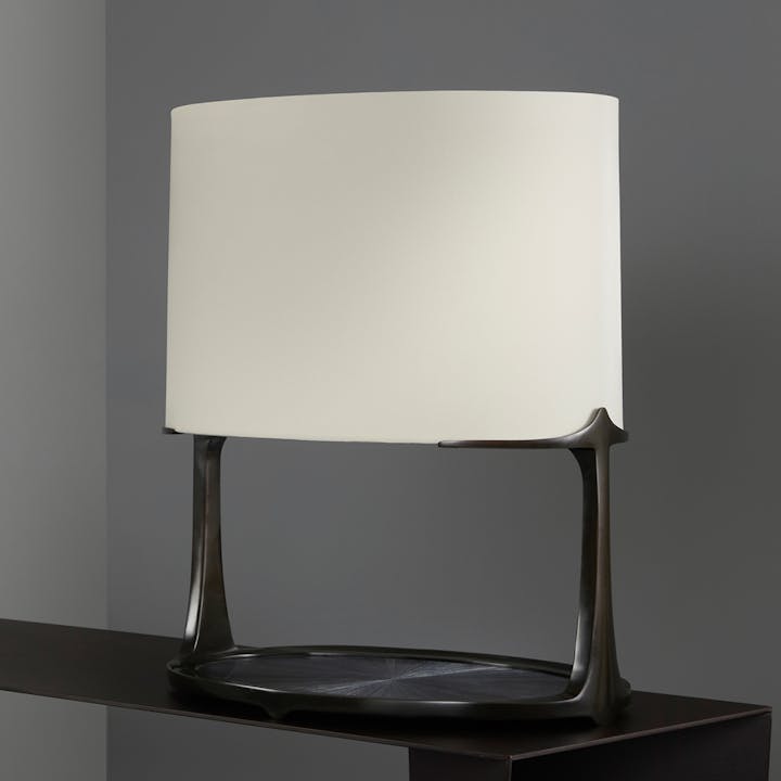 de sousa hughes alexander lamont inlet table lamp ebony straw